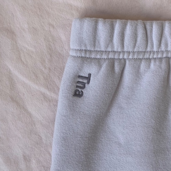 Aritzia Tna⎜COZY FLEECE PERFECT HI-RISE 3" SWEATSHORT⎜GREY LILAC - Picture 15 of 16